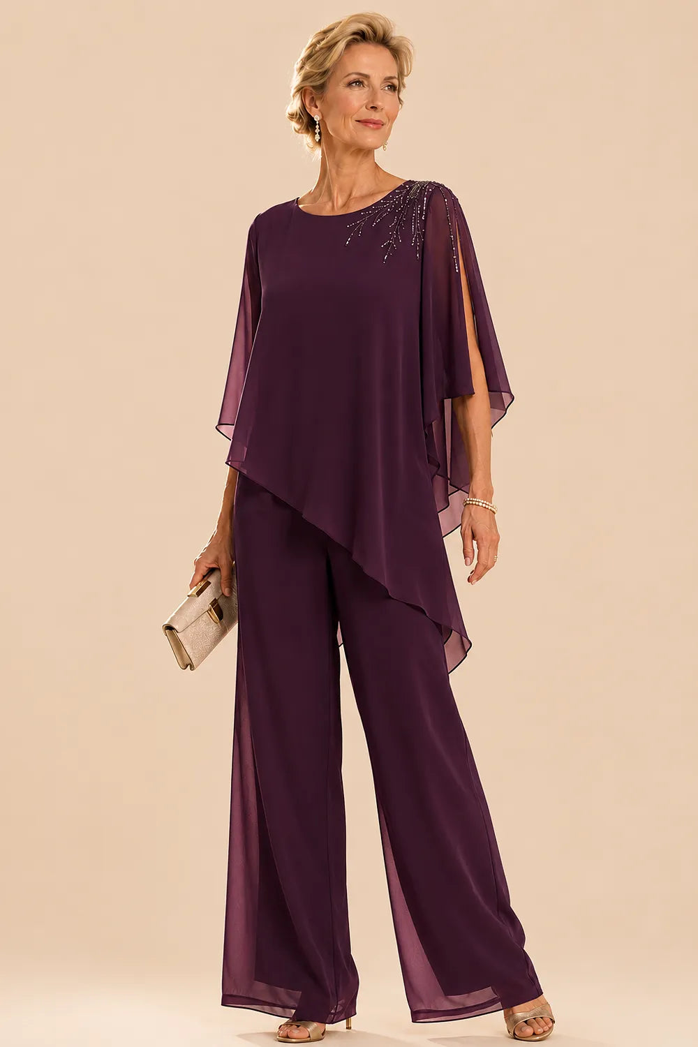 Embellished Mother of the Bride Trouser Suit