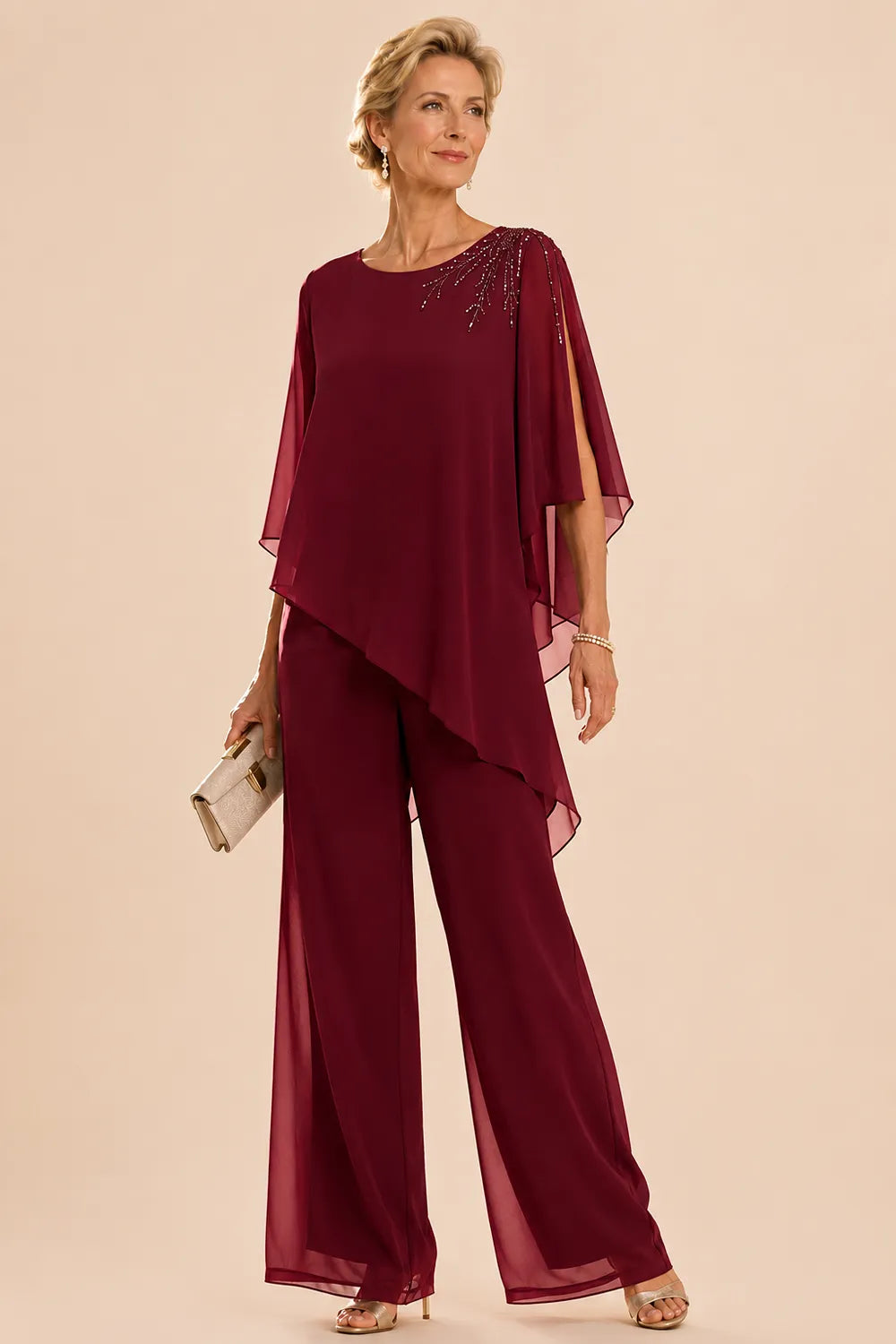 Embellished Mother of the Bride Trouser Suit
