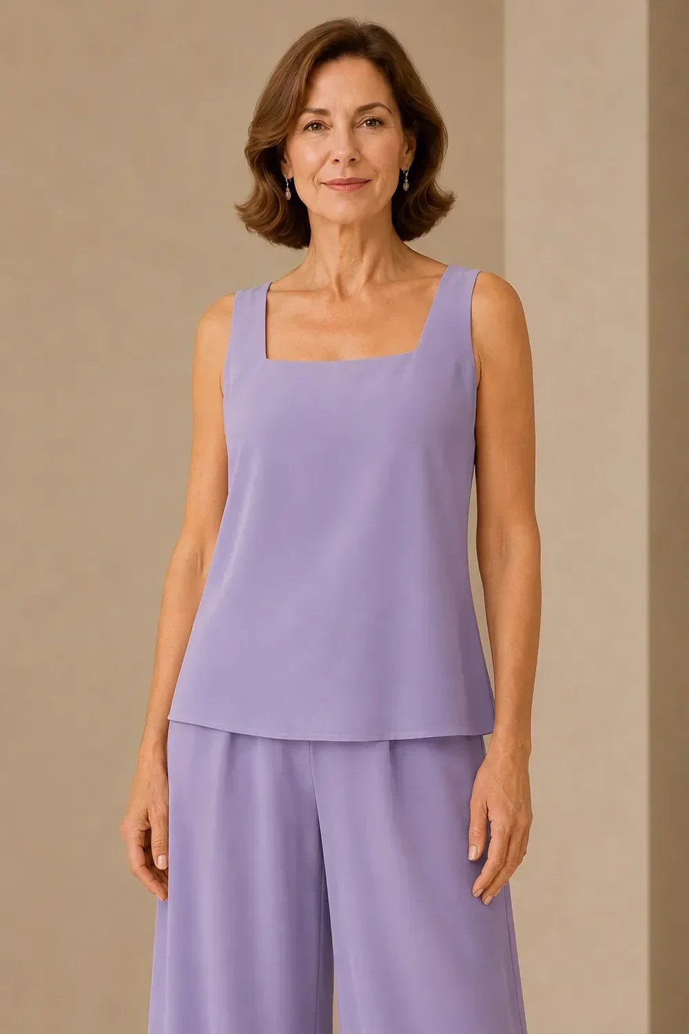 Graceful Mother of the Bride Pant Suit