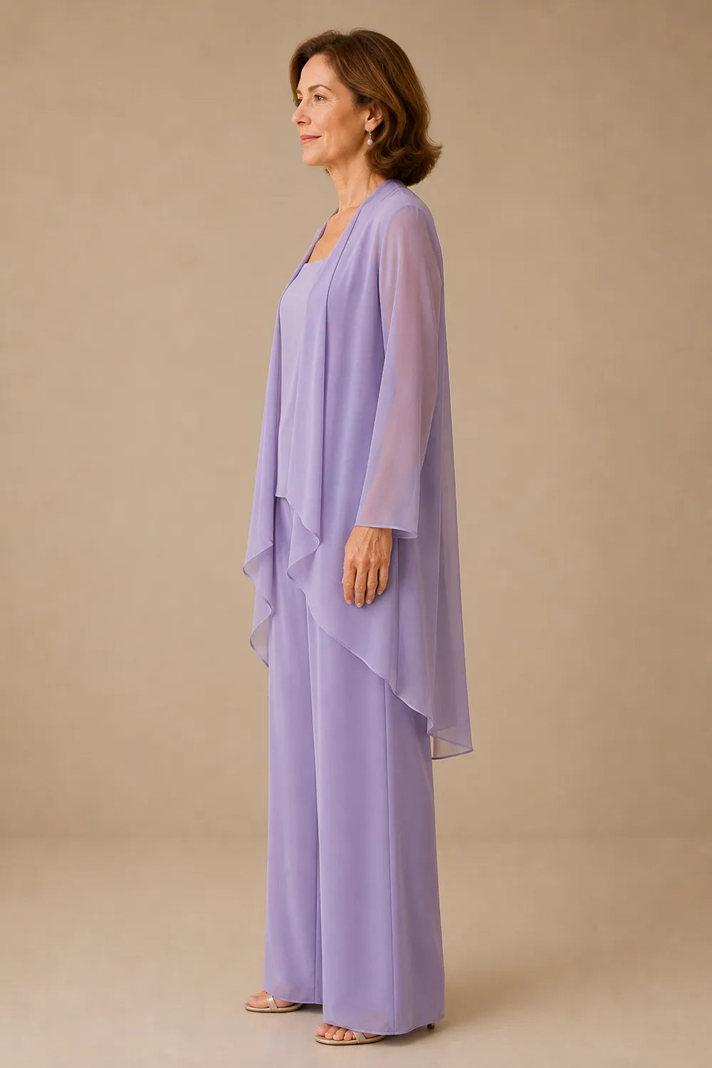 Graceful Mother of the Bride Pant Suit