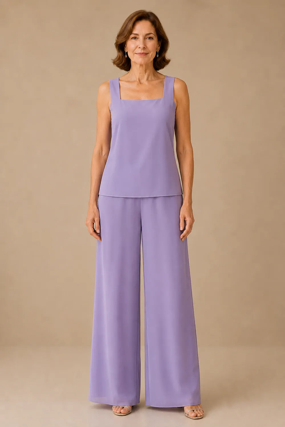 Graceful Mother of the Bride Pant Suit