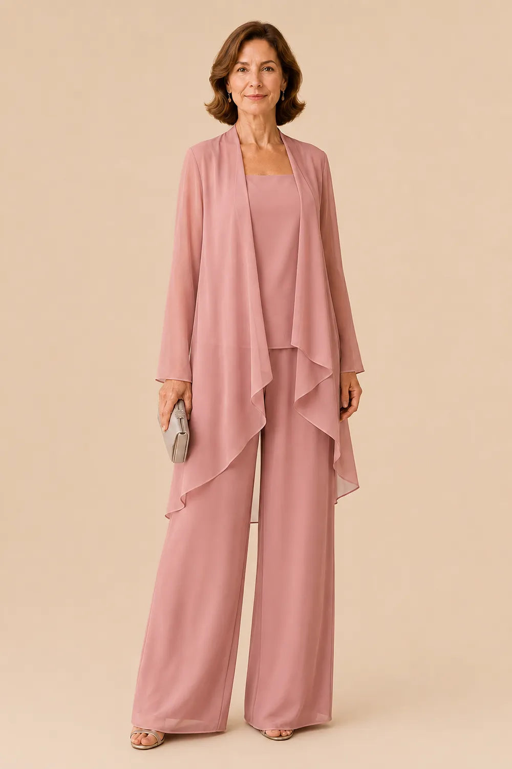 Graceful Mother of the Bride Pant Suit