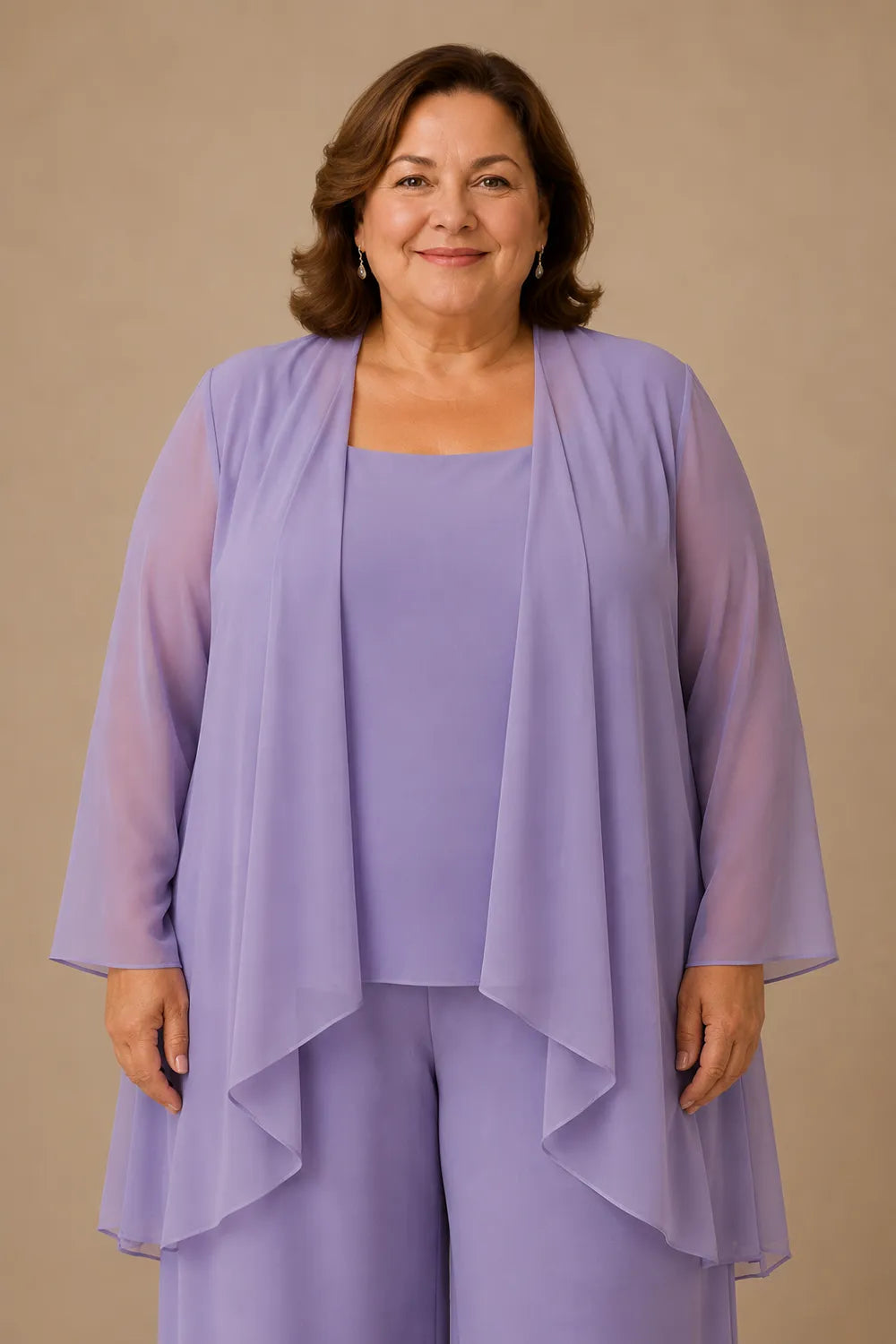 Graceful Mother of the Bride Pant Suit