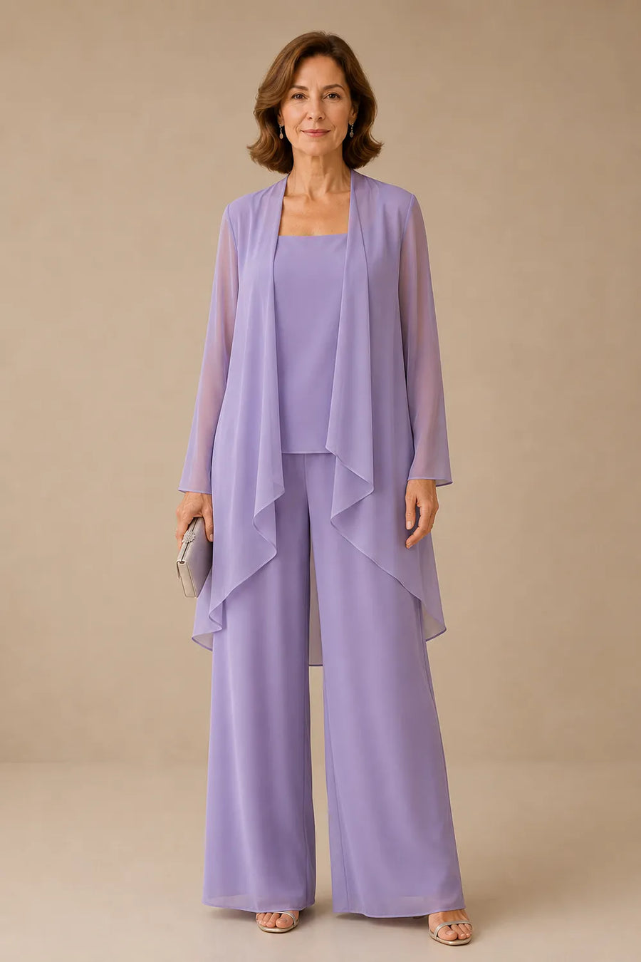 Graceful Mother of the Bride Pant Suit