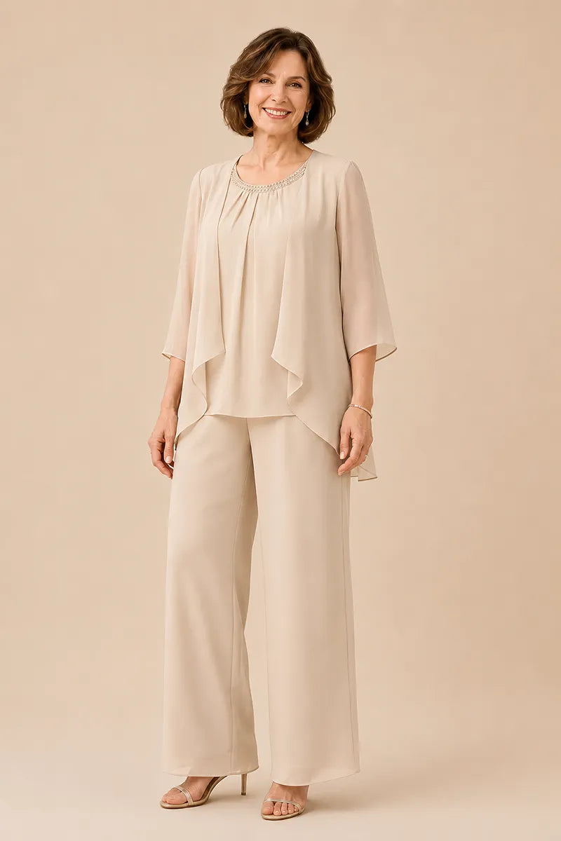 Mother of the Bride Overlay Trouser Suit