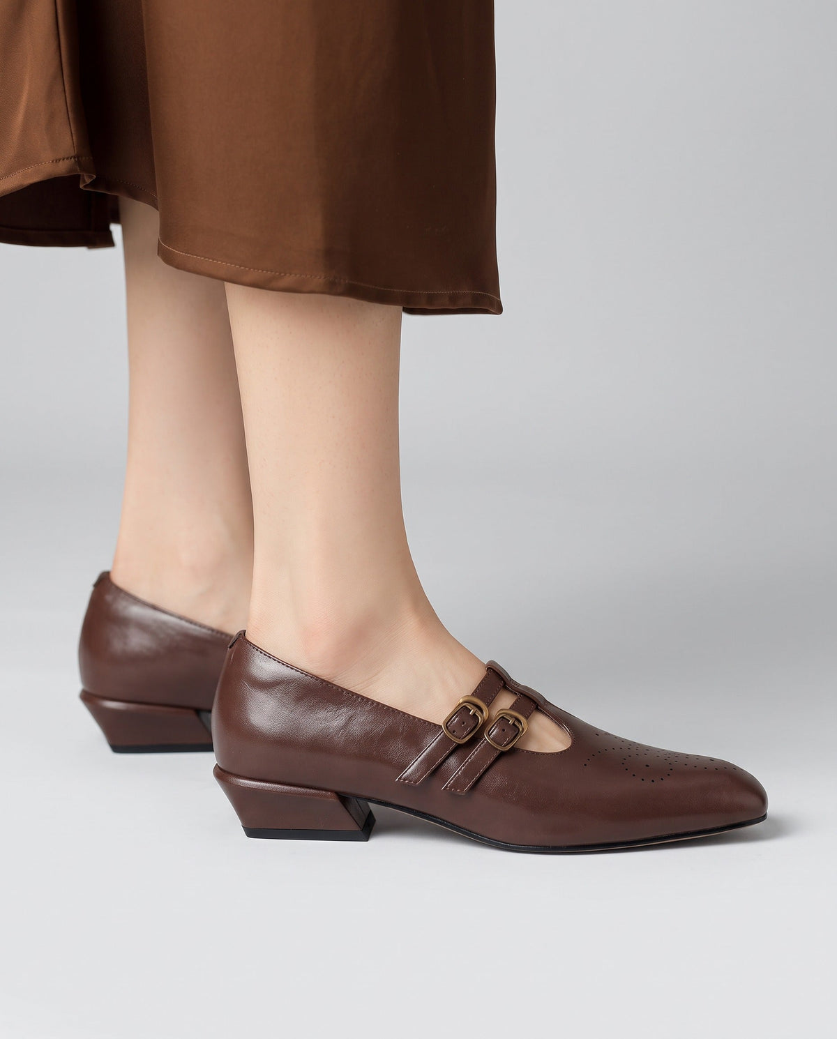 Mary Jane Lucca — Square Toes with Double Buckle