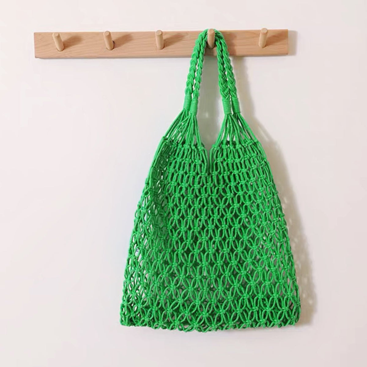 Grace | Handmade Macrame Mesh Tote Bag