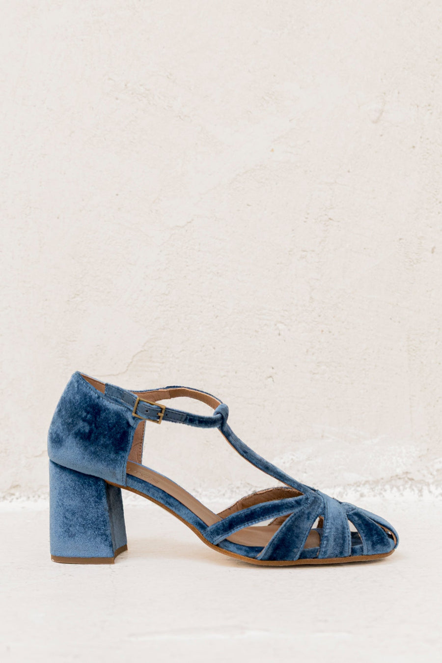 Roberta Indigo Heeled Sandals – 6.5cm Heel