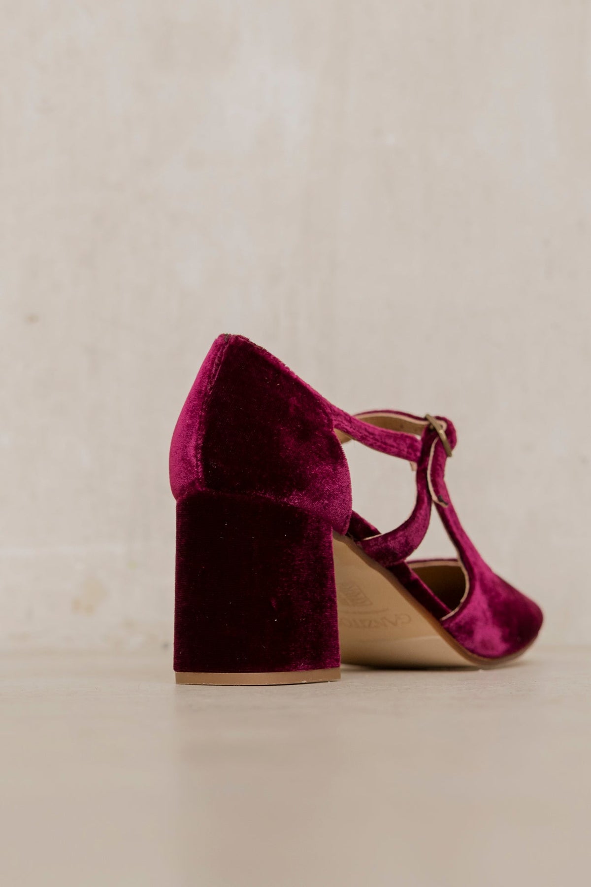 Sandra Burgundy Heels